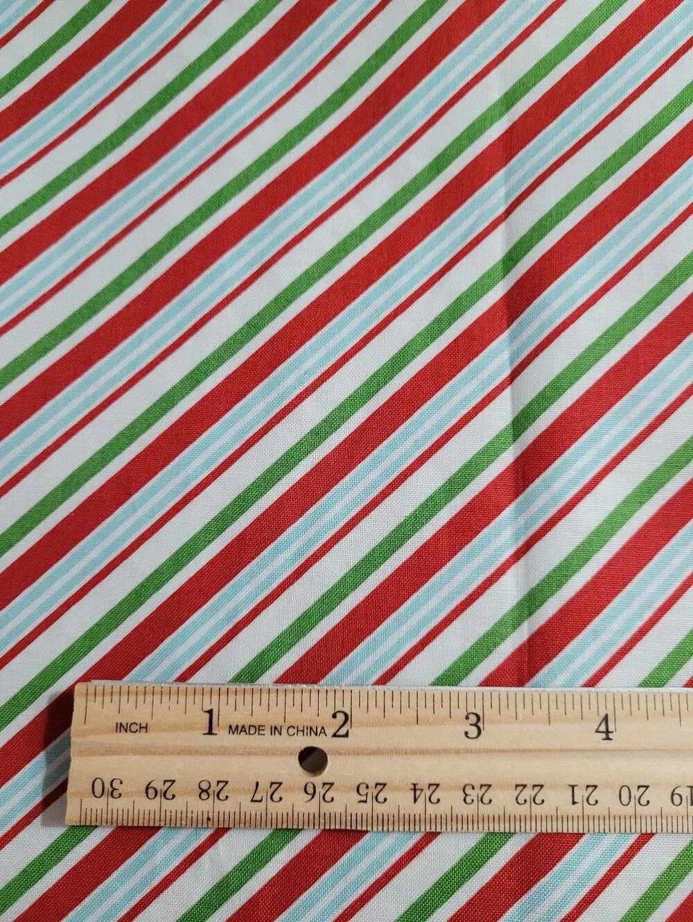 Peppermint Stripe Sewing Fabric Renee Nanneman Andover Fabrics (1019)